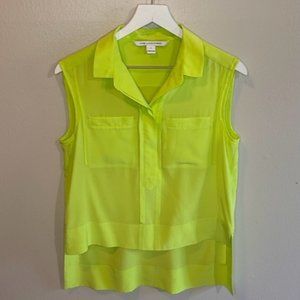 Diane Von Furstenberg Silk Blouse Sz 6